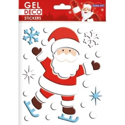 GG-310509 Christmas Gel Matrica - Mikulás 15*17cm