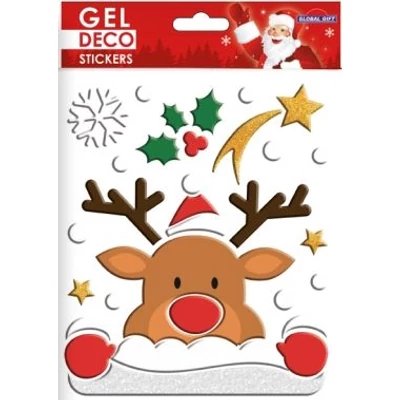 GG-310515 Christmas Gel Matrica - Rénszarvas fej 15*17cm