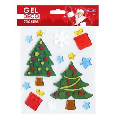 GG-310595 Christmas Gel Matrica - Fenyőfák 15*17cm