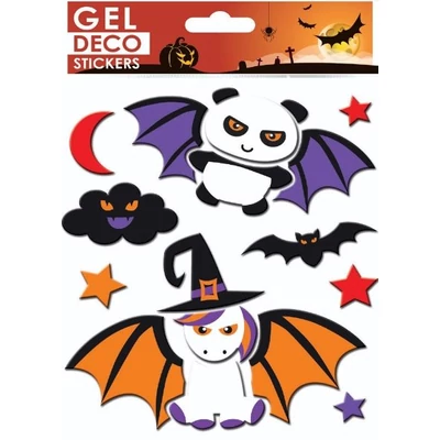 GG-320308 Halloween Gel Matrica - Panda, unikornis 15*17cm