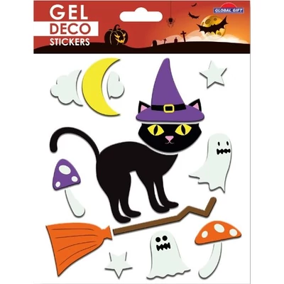 GG-320312 Halloween Gel Matrica - Fekete macska 15*17cm