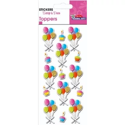 GG-410095 Topper 3D Matrica - Lufis 7*15cm