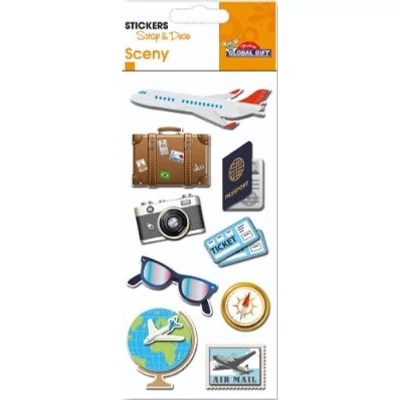 GG-440193 Sceny 3D Matrica - Utazás 7*15cm