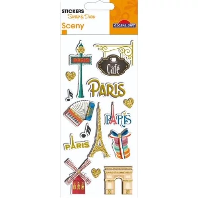 GG-440229 Sceny 3D Matrica - Párizs 7*15cm
