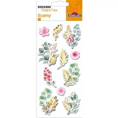 GG-440241 Sceny 3D Matrica - Virágok 7*15cm