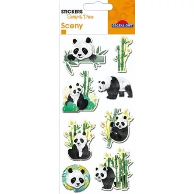 GG-440246 Sceny 3D Matrica - Pandák 7*15cm