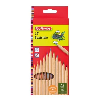 H-8660086 Színesceruza natúr 12db-os Herlitz