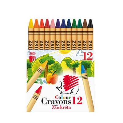 ICO-7220058001 Zsírkréta ICO Süni 12db-os