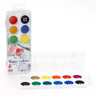 ICO-7270006002 Vízfesték 12db-os ICO Süni nagy