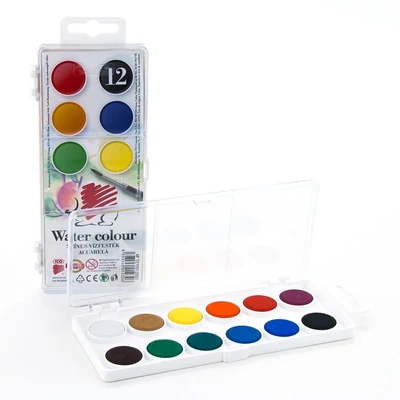 ICO-7270012001 Vízfesték 12db-os ICO Süni kicsi