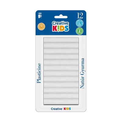 ICO-7300022002 Gyurma 12db-os 165g natúr ICO Creative Kids