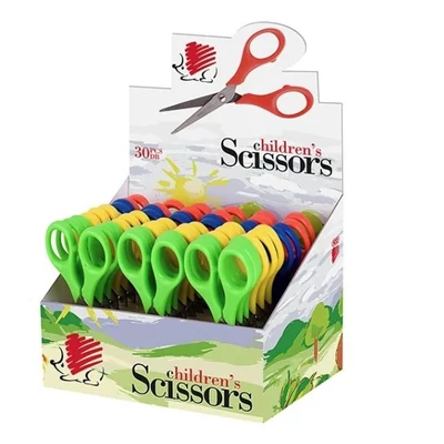 ICO-7440056000 Olló ICO Süni iskolai hegyes 13cm 4 féle