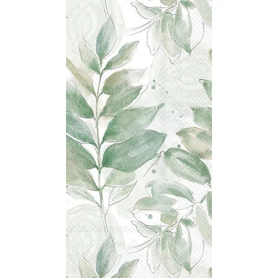 IHR-BF1073300 Vendégszalvéta 33*42cm SOFT PETAL LEAVES