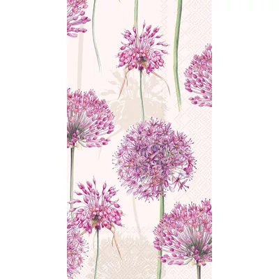 IHR-BF1101360 Vendégszalvéta 33*42cm ALLIUM cream