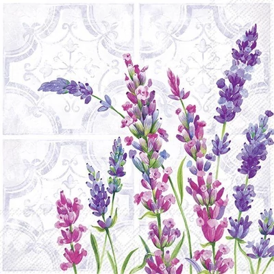 IHR-C1037789 Koktélszalvéta 25*25cm LAVANDA lavender