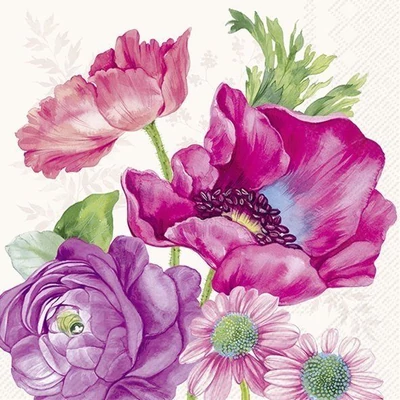 IHR-L1071260 Szalvéta 33*33cm JOLEEN cream