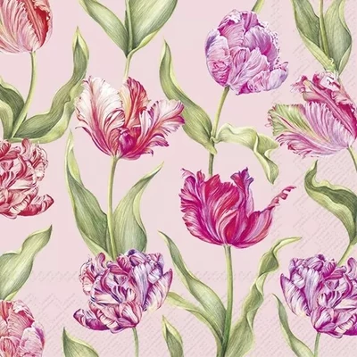 IHR-L1091750 Szalvéta 33*33cm ESTELLE rose