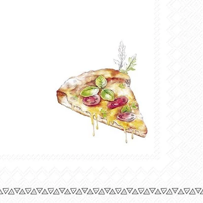 IHR-L1099300 Szalvéta 33*33cm CHEEZY PIZZA