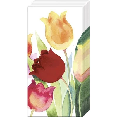 IHR-PT898100 Zsebkendő POWERFUL TULIPS