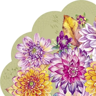 IHR-R1051920 Rondo szalvéta Ø34cm Dahlina Green