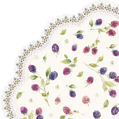 IHR-R1092360 RONDO szalvéta BERRYLICIOUS cream