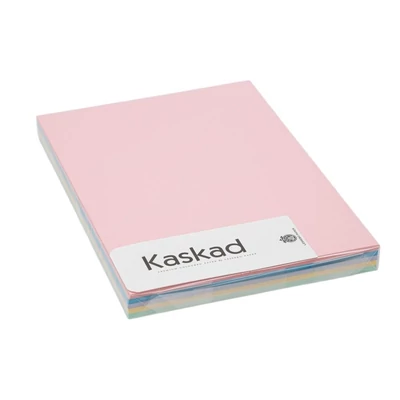 KASKAD-K25 Színes karton A/4 Kaskad 160g 100ív Pasztel mix