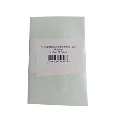 KASKAD-Névjegy-CM62 Boríték Névjegy Curious metal 25db-os 