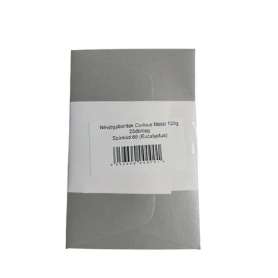 KASKAD-Névjegy-CM66 Boríték Névjegy Curious metal 25db-os 