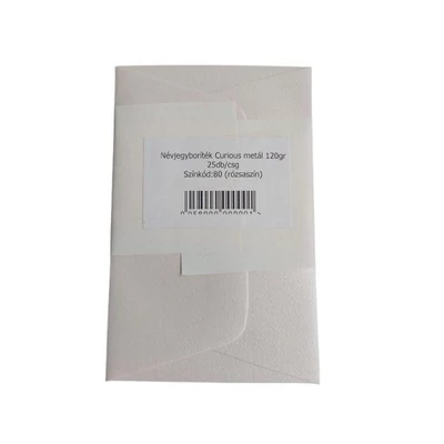 KASKAD-Névjegy-CM80 Boríték Névjegy Curious metal 25db-os 