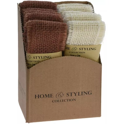 KO-170315 Juta szalag 5cm*2m 2féle