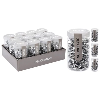 KO-511512 Csilingelő Csengettyűk Ezüst (3féle)