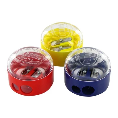 KUM-208K2-POP Hegyező műanyag tartályos KUM-2lyukú