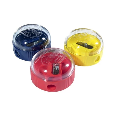 KUM-210K-POP Hegyező műanyag tartályos KUM-1lyukú