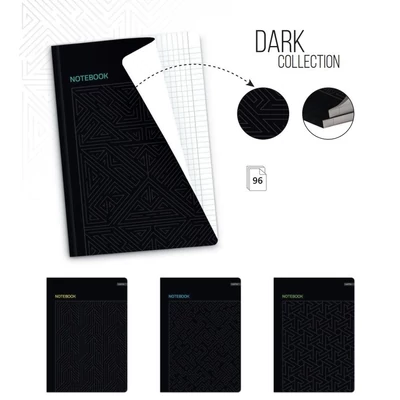 LA-33117 Füzet A/5 96lap DARK kockás