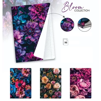 LA-33332 Füzet A/4 96lap BLOOM kockás