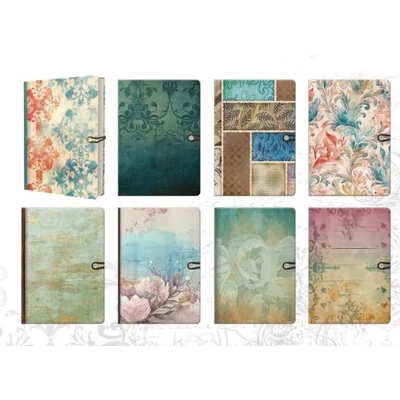 LA-3949 Notesz A/6 RETRO vonalas