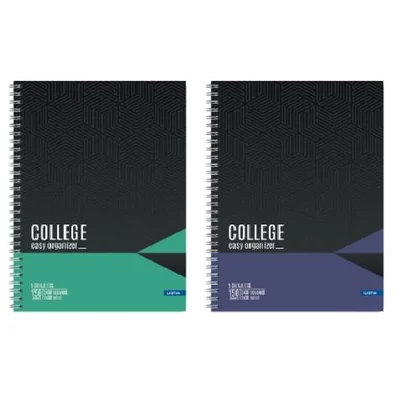 LA-4164 Spirálfüzet A/4 150lap COLLEGE kockás/vonalas