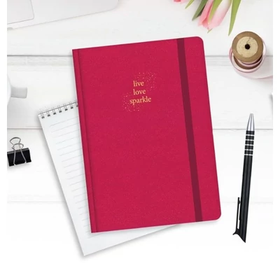 LA-R3018 Notesz A/5 112lap GLITTER vonalas