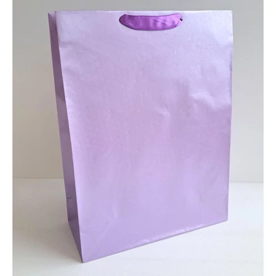 LC-12429105 Dísztasak szalagos perlage Lila 24*32cm