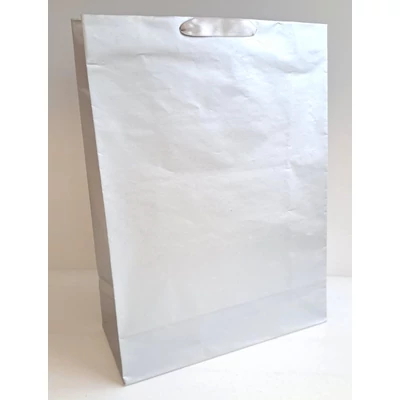 LC-12429202 Dísztasak szalagos perlage Ezüst 28*38cm