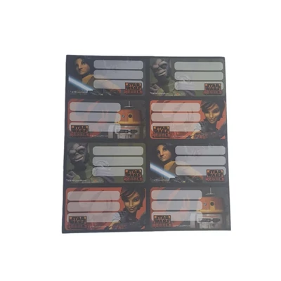 LC-15377602 Füzetcímke 8db/ív Rebels