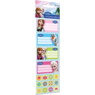 LC-15378601 Füzetcímke matricával 12db-os Frozen