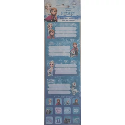LC-16378615 Füzetcímke matricával 12db-os Frozen