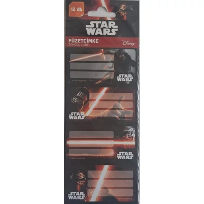 LC-16447201 Füzetcímke 12db-os Star Wars 7