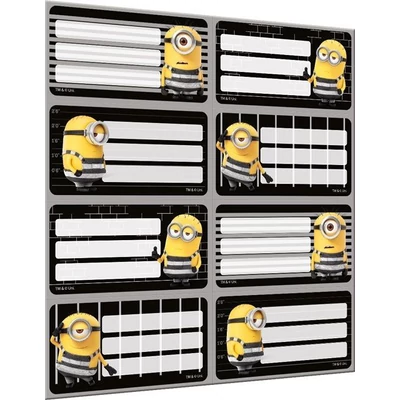 LC-17444714 Füzetcímke 8db/ív Minions, mix
