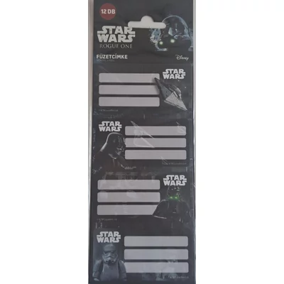 LC-17498711 Füzetcímke 12db-os Star Wars, Rogue one