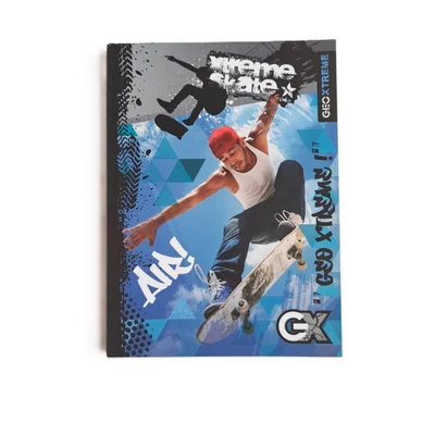 LC-17519404 Papírfedeles notesz A/7 GEO Xtreme, Skate