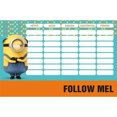 LC-18445637 Órarend nagy Minions, Mel