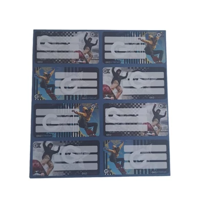 LC-18514405 Füzetcímke 8db/ív Geo Xtreme, mix