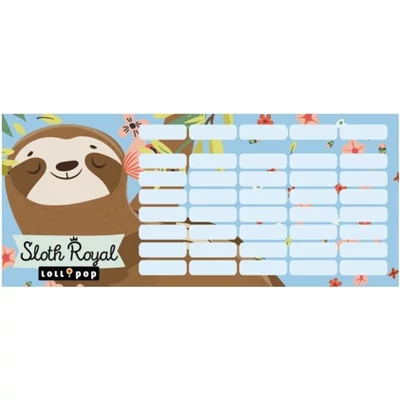 LC-19688338 Órarend mini Lollipop, Sloth Royal
